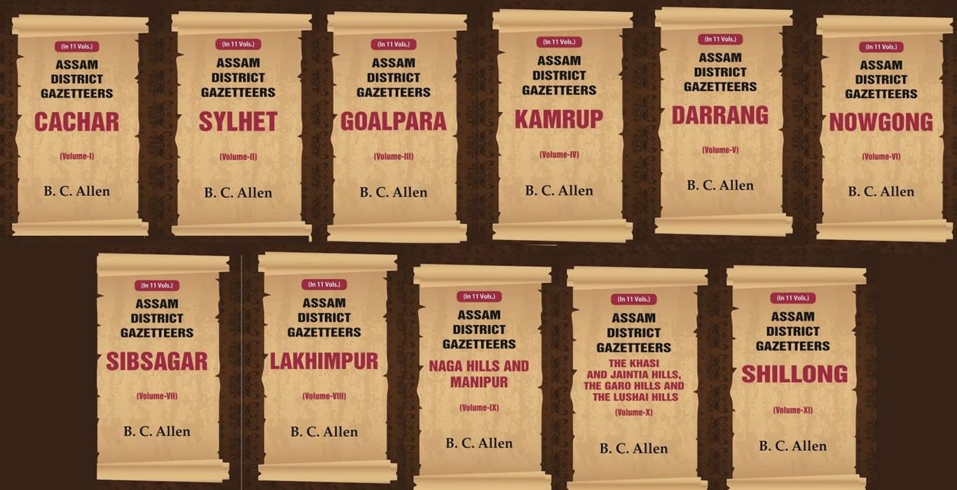Assam District Gazetteers  11 VOLS. SET - Hardcover