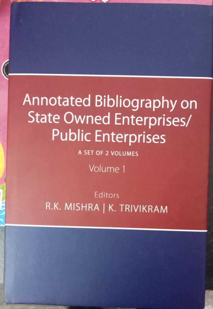Annotated Bibliography on State Owned Enterprises/Public Enterprises