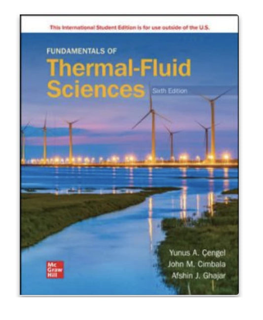 FUNDAMENTALS OF THERMAL-FLUID SCIENCES