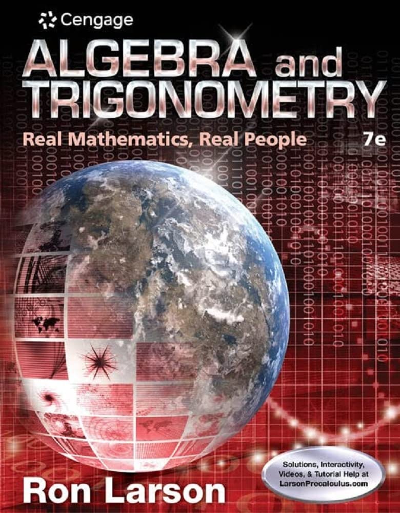 ALGEBRA/TRIGONOMETRY REAL MATHEMATICS REAL PEOPLE