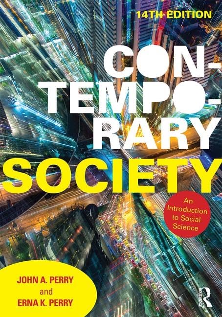 CONTEMPORARY SOCIETY, 14TH EDN