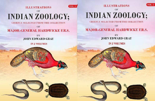 Illustrations of Indian Zoology;  Chiefly Selected from the Collection of Major-General Hardwicke F. R. S. In 2 Vols. (Set) - PAPERBACK