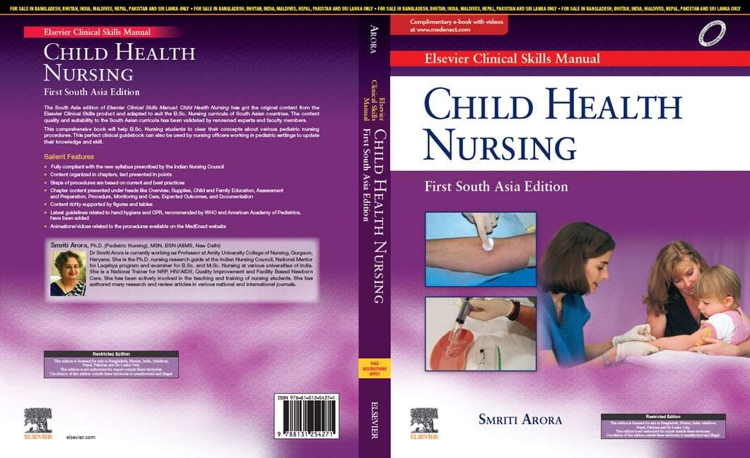 Elsevier Clinical Skills Manual Vol 3 Child Health Nursing (SAE) - 1E