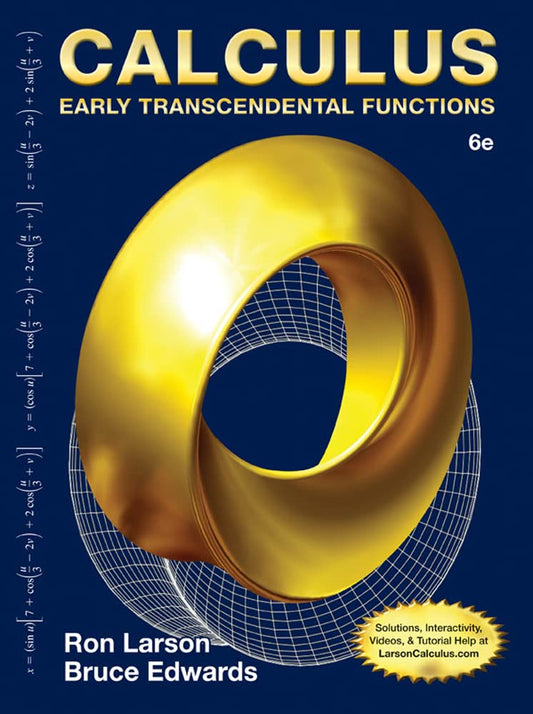 CALCULUS: EARLY TRANSCENDENTAL FUNCTIONS