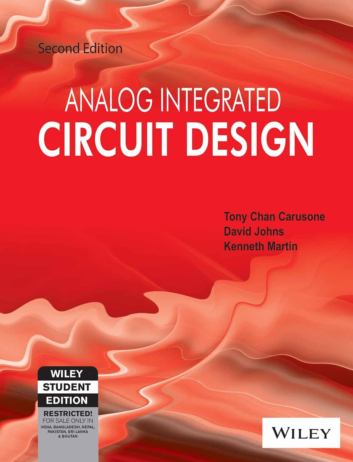 Analog Integrated Circuit Design, 2ed, ISV
