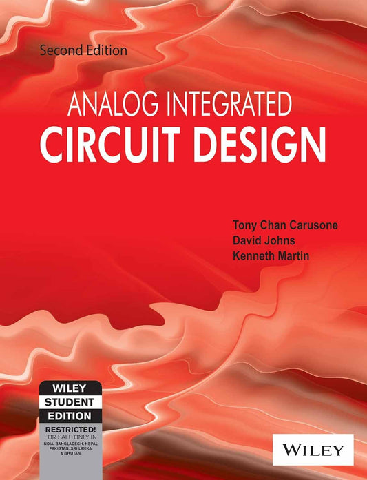 Analog Integrated Circuit Design, 2ed, ISV