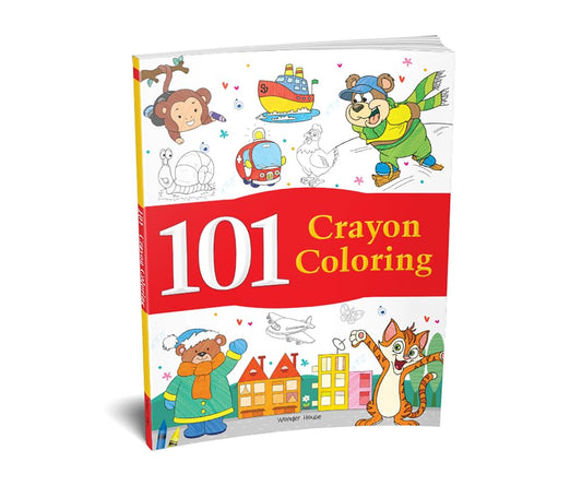 101 Crayon Coloring: Fun Activity Book For Children