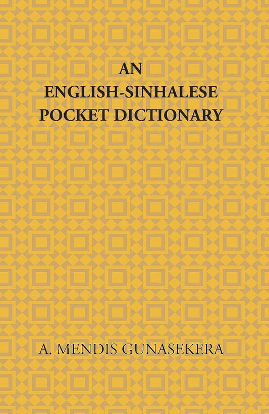 An English-Sinhalese Pocket Dictionary - PAPERBACK