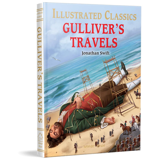 Gulliver Travels : Illustrated Abridged Children Classic English Novel with Review Questions