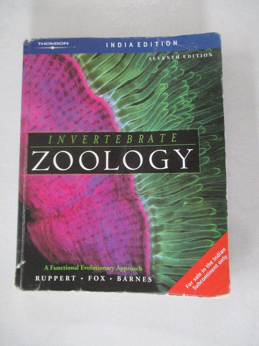 INVERTEBRATE ZOOLOGY: A FUNCTIONAL EVOLUTIONARY APPROACH, 7TH EDN