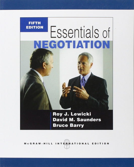 ESSENTIALS OF NEGOTIATION 5ED (IE) (Paperback)