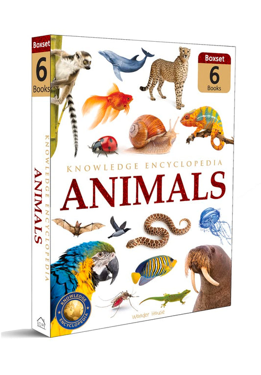 Animals - Collection of 6 Books : Knowledge Encyclopedia For Children (Box Set)