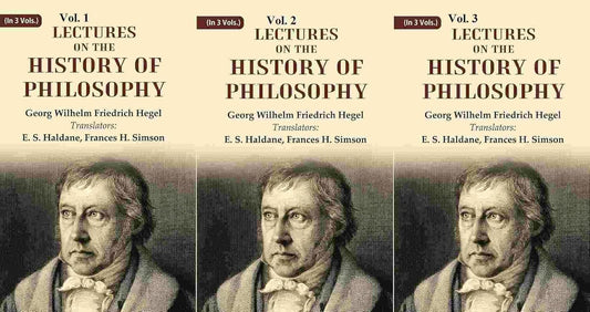 Lectures on the history of philosophy 3 VOL. SET - Hardcover