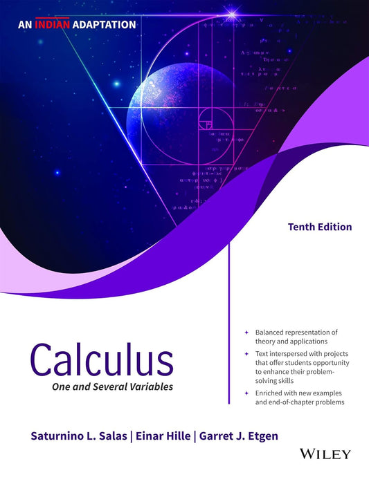 Calculus, 10ed, An Indian Adaptation