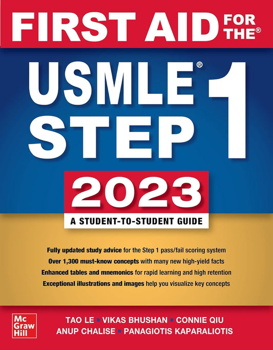 First Aid for the USMLE Step 1 2023 Paperback