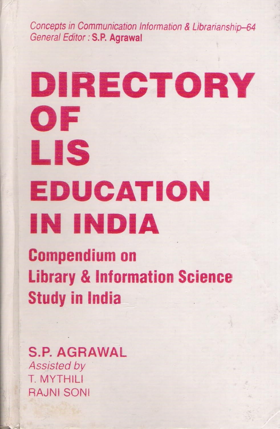 Directory of LIS Education in India