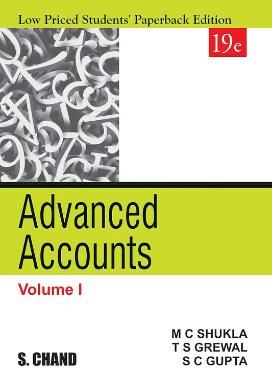 ADVANCED ACCOUNTS - VOLUME I