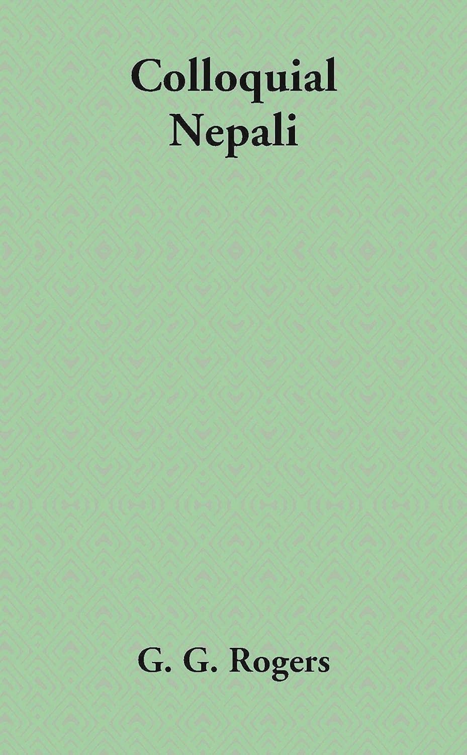 Colloquial Nepali - HARDCOVER