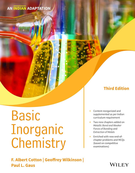 Basic Inorganic Chemistry, 3ed An Indian Adaptation
