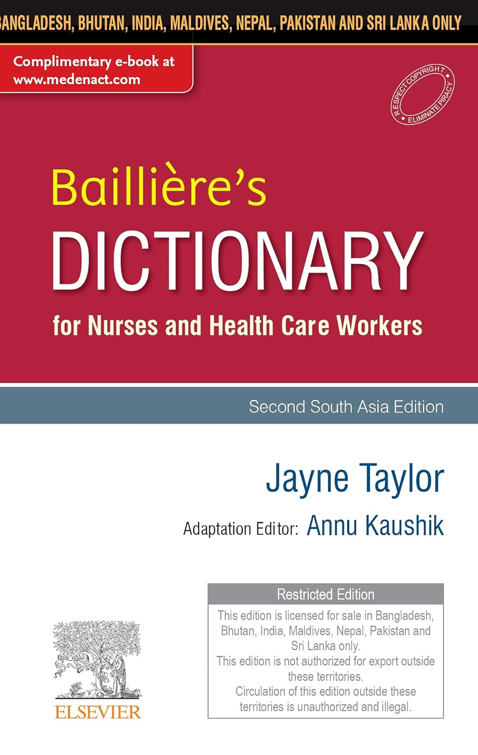 Bailliere's Nurses' Dictionary for Nurses and Health Care Workers(SAE) -2E