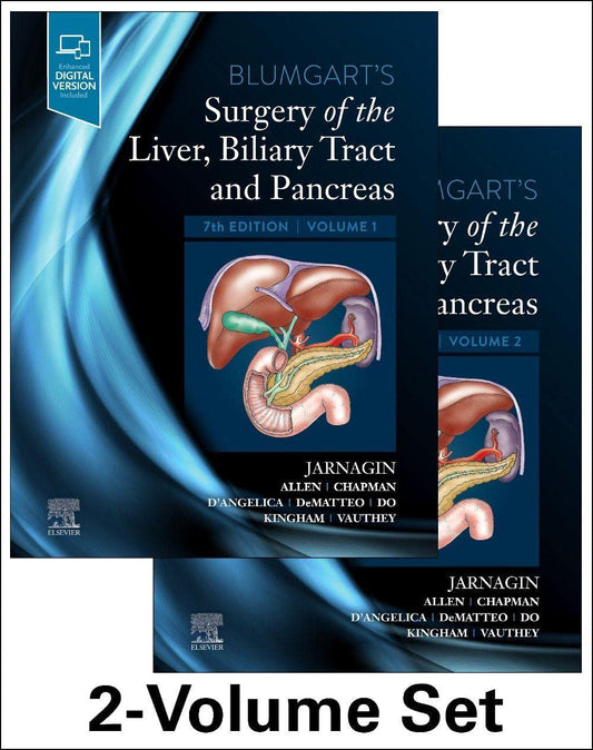 BLUMGART'S SURGERY OF THE LIVER, BILIARY TRACT AND PANCREAS, 2-VOLUME SET:  7ED