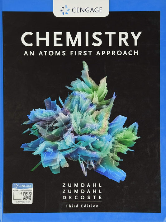 CHEMISTRY: AN ATOMS FIRST APPROACH | 3RD EDITION