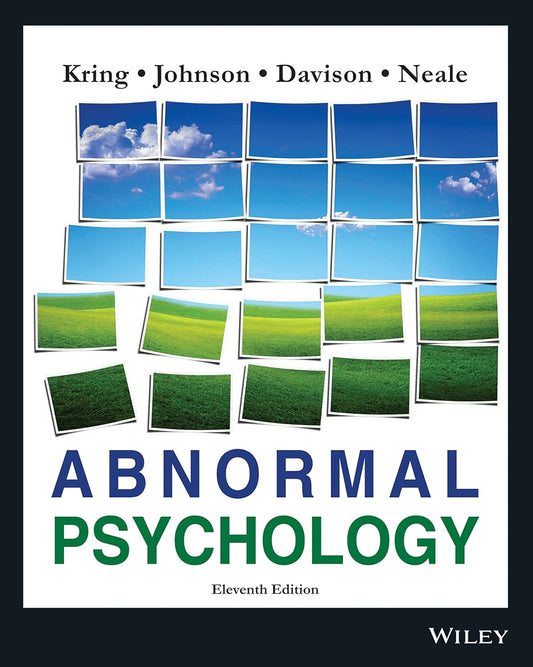 Abnormal Psychology, 11ed