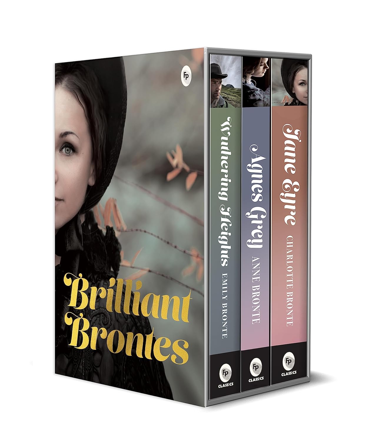 Brilliant Brontes Boxed Set (Jane Eyre, Wuthering Heights & Agnes Grey) Set of 3 Books