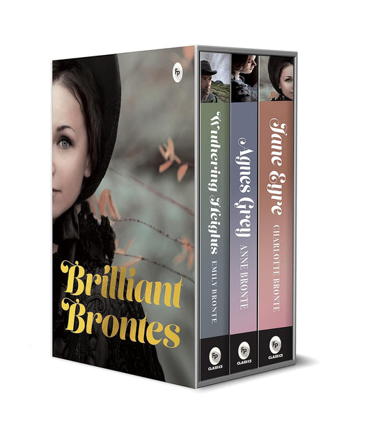 Brilliant Brontes Boxed Set (Jane Eyre, Wuthering Heights & Agnes Grey) Set of 3 Books