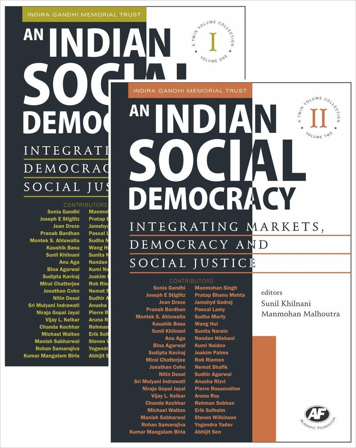 An Indian Social Democracy (2 volumes collection)  - Hardcover