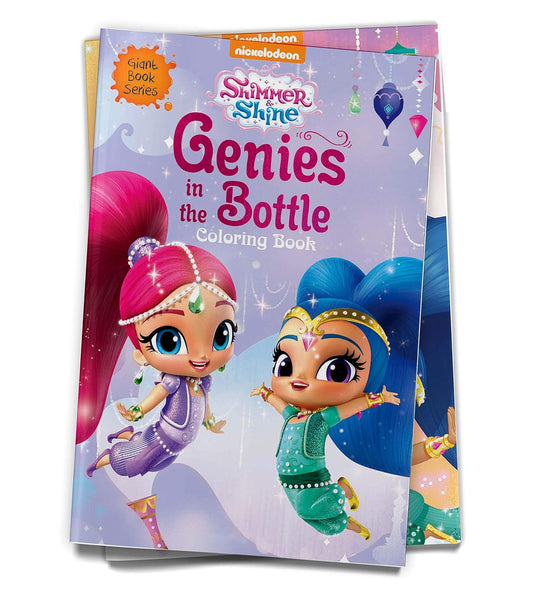 Genie in the Bottle: Giant Coloring Book for Kids (Shimmer & Shine)