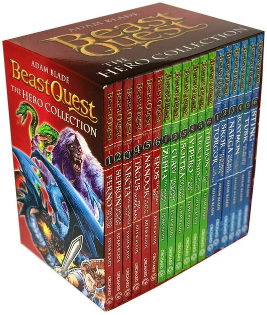 Beast Quest (Series 1, 2 And 3) 18 Books Set Collection