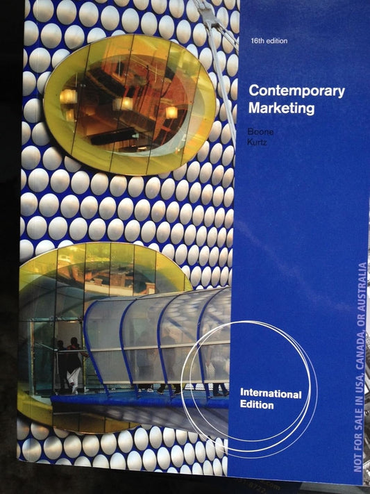 CONTEMPORARY MARKETING, 16TH EDN