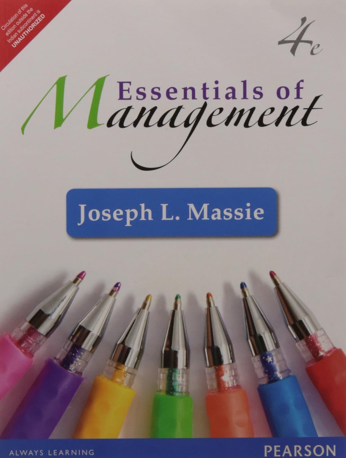 Essentials of Management 4th edn