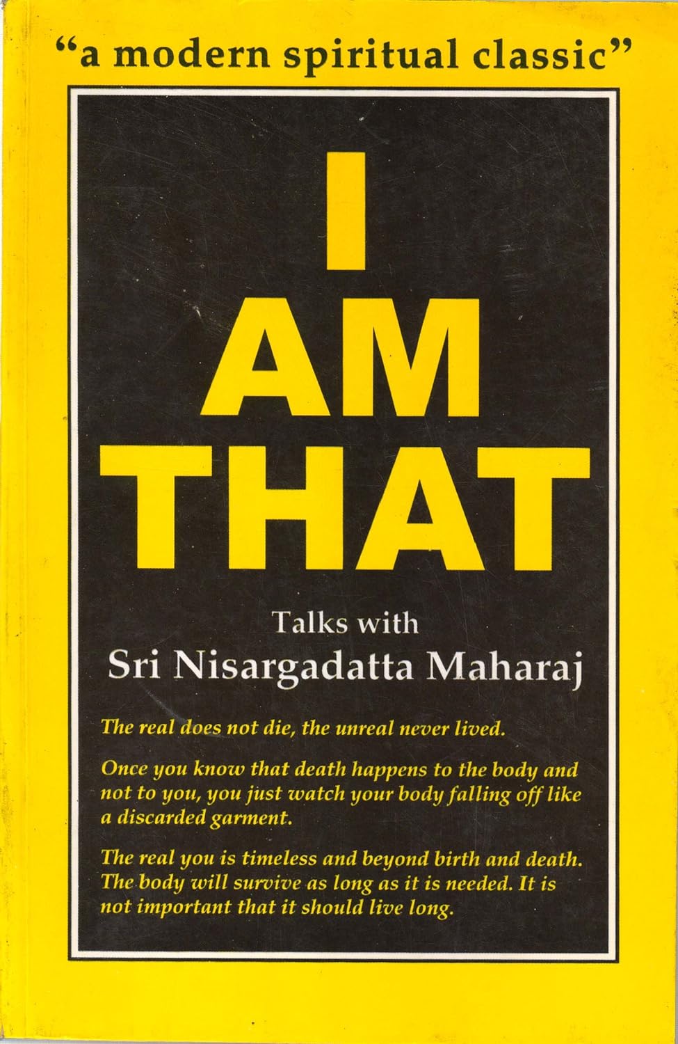I am That: Talks with Sri Nisargadatta Maharaj Paperback