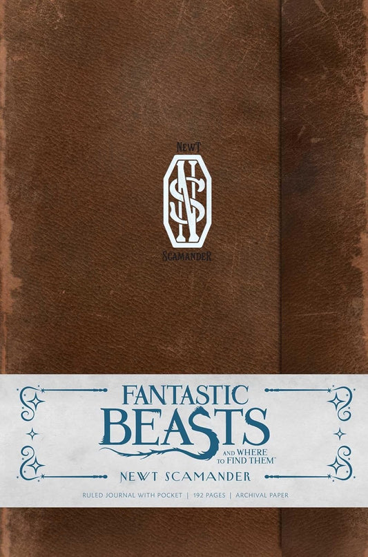 FANTASTIC BEASTS AND WHERE TO FIND THEM: NEWT SCAMANDER HARDCOVER RULED JOURNAL, INSIGHT EDITIONS