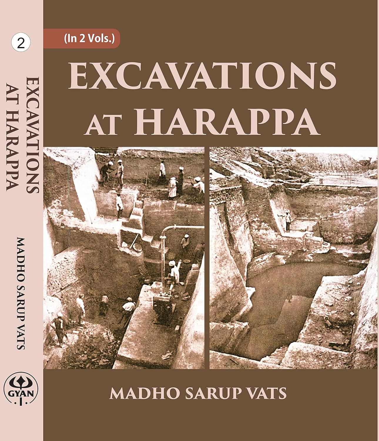 EXCAVATIONS AT HARAPPA  - VOL - 2  , PAPERBACK