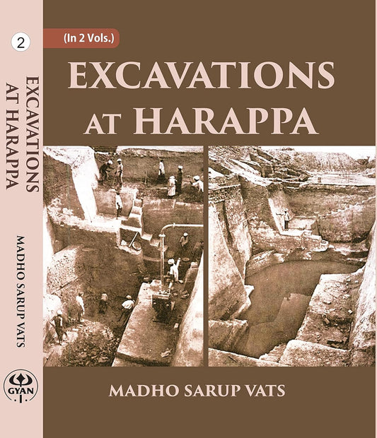 EXCAVATIONS AT HARAPPA  - VOL - 2  , PAPERBACK