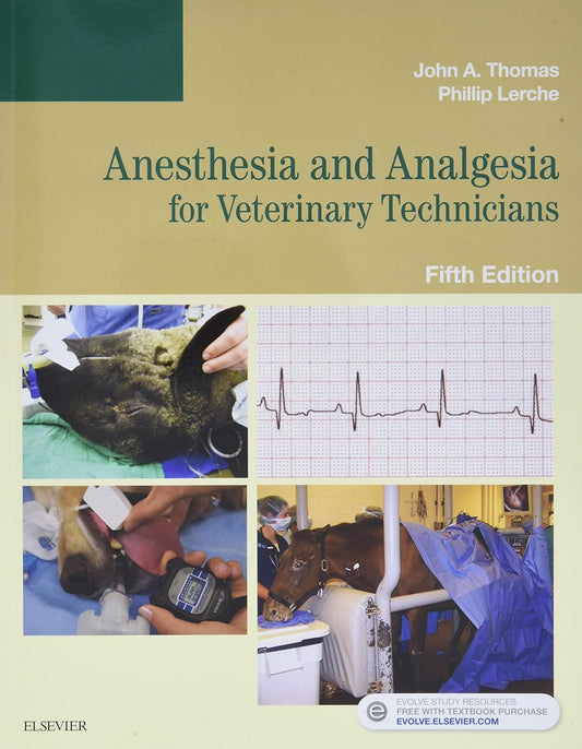 ANESTHESIA AND ANALGESIA FOR VETERINARY TECHNICIANS 5ED (Paperback)