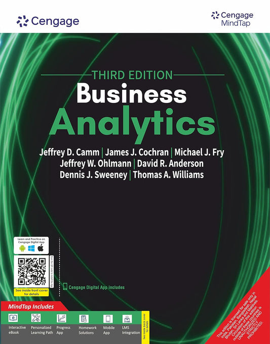 BUSINESS ANALYTICS WITH MINDTAP, 3E