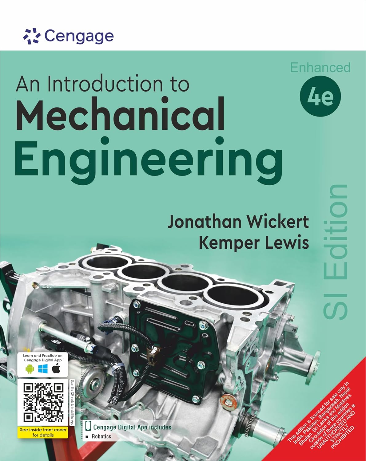 INTRODUCTION TO MECHANICAL ENGINEERING, SI EDITION, ENHANCED 4E