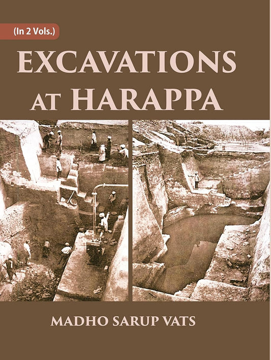 EXCAVATIONS AT HARAPPA  - PAPERBACK , 2 VOL SET