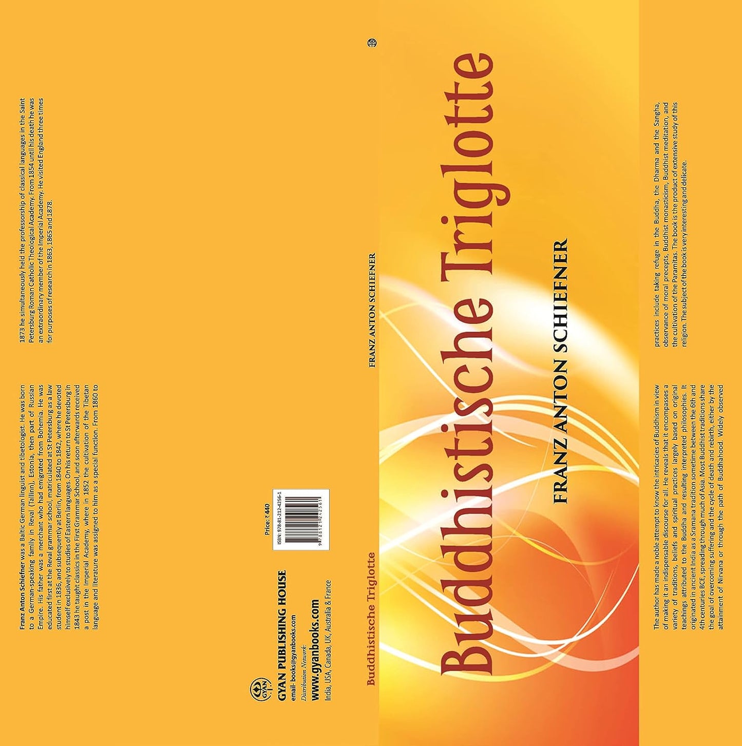 Buddhistische Triglotte D. H. Sanskrit - Tibetisch - Mongolisches Worterverzeichniss - HARDCOVER