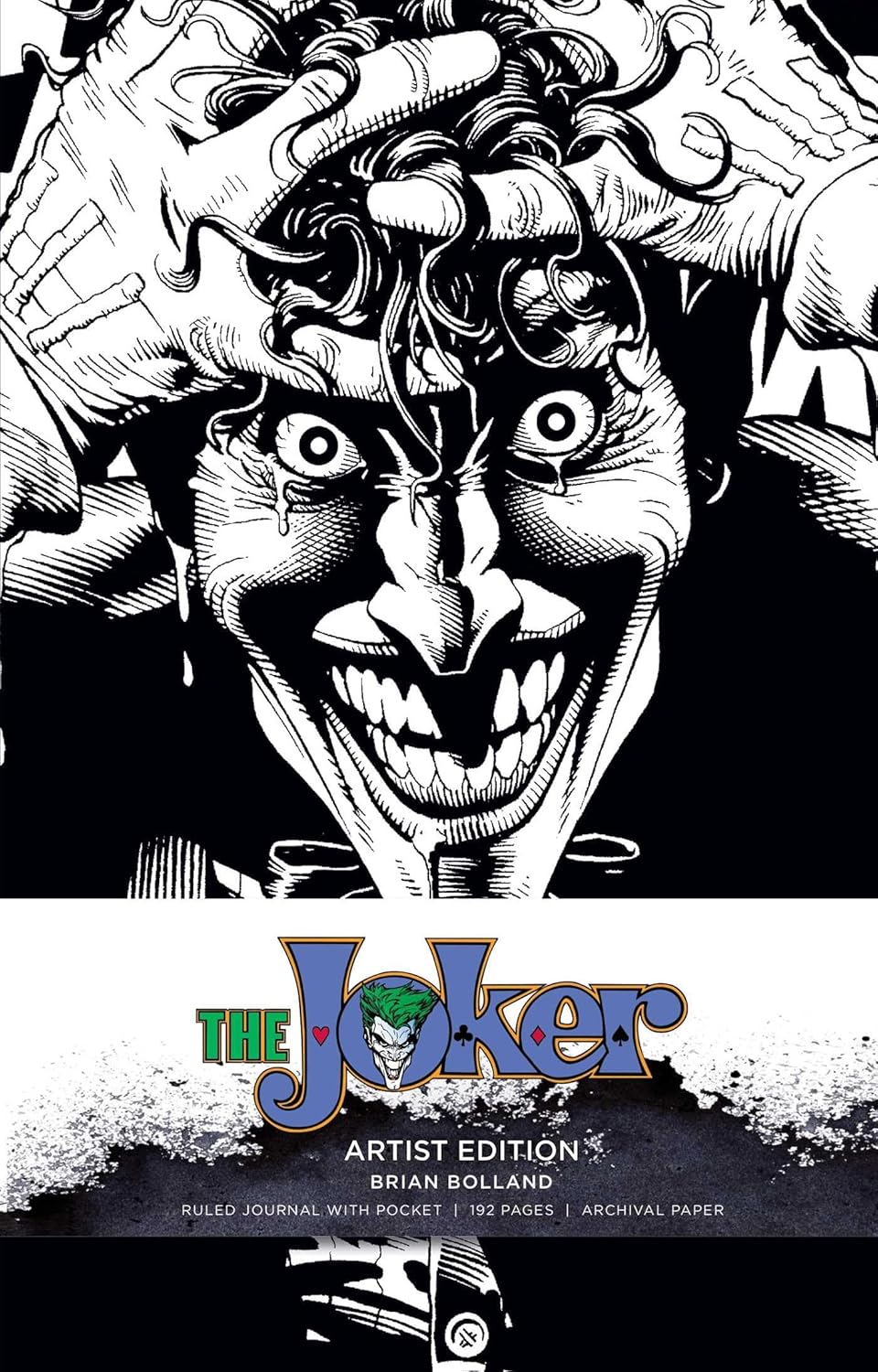 DC COMICS: THE JOKER HARDCOVER RULED JOURNAL: ARTIST EDITION, INSIGHT EDITIONS