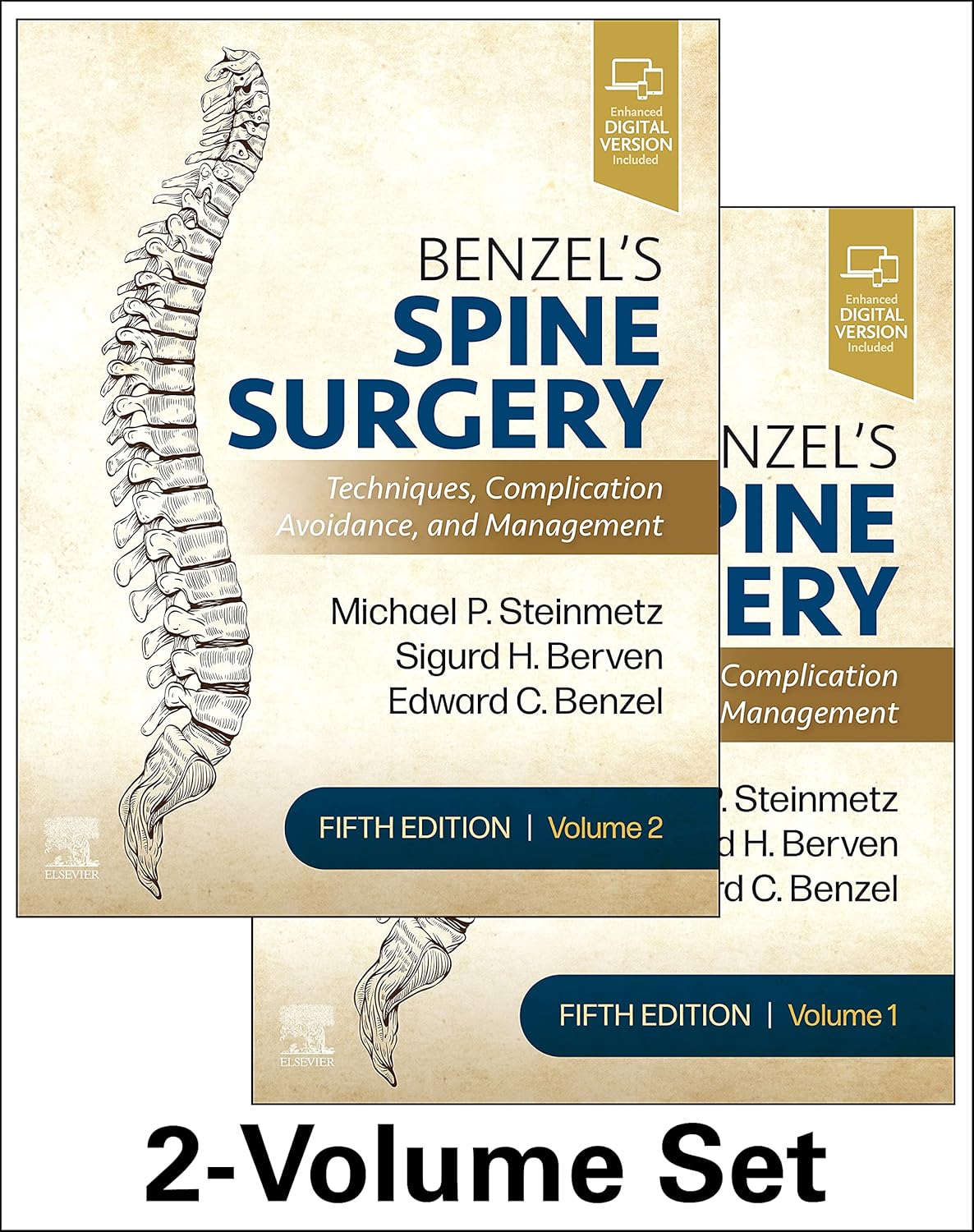 BENZEL'S SPINE SURGERY TECHNIQUES COMPLICATION AVOIDANCE AND MANAGEMENT WITH ACCESS CODE 2 VOL SET 5ED (Hardcover 2021)