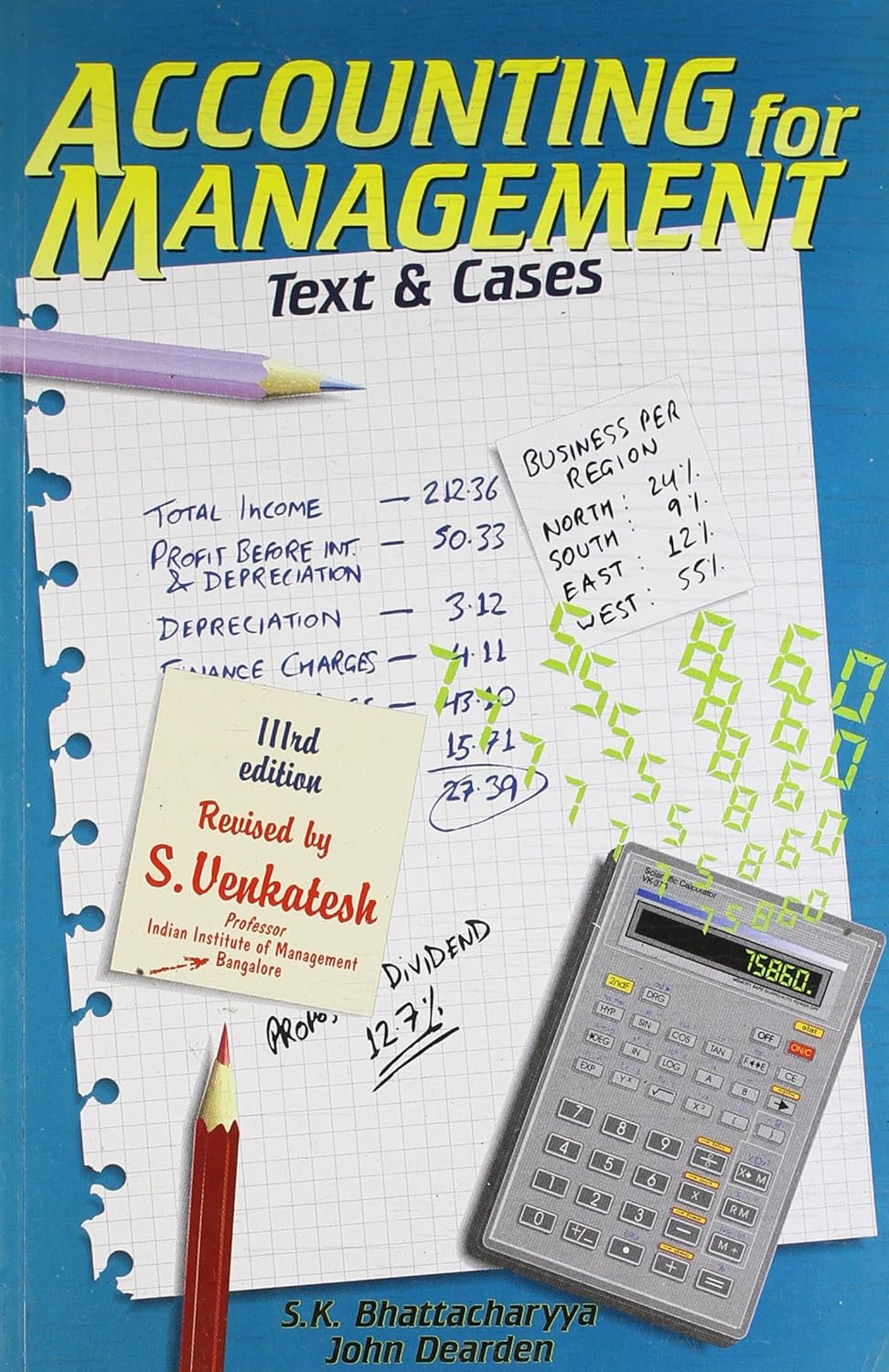 ACCOUNTING FOR MANAGEMENT: TEXT AND CASES