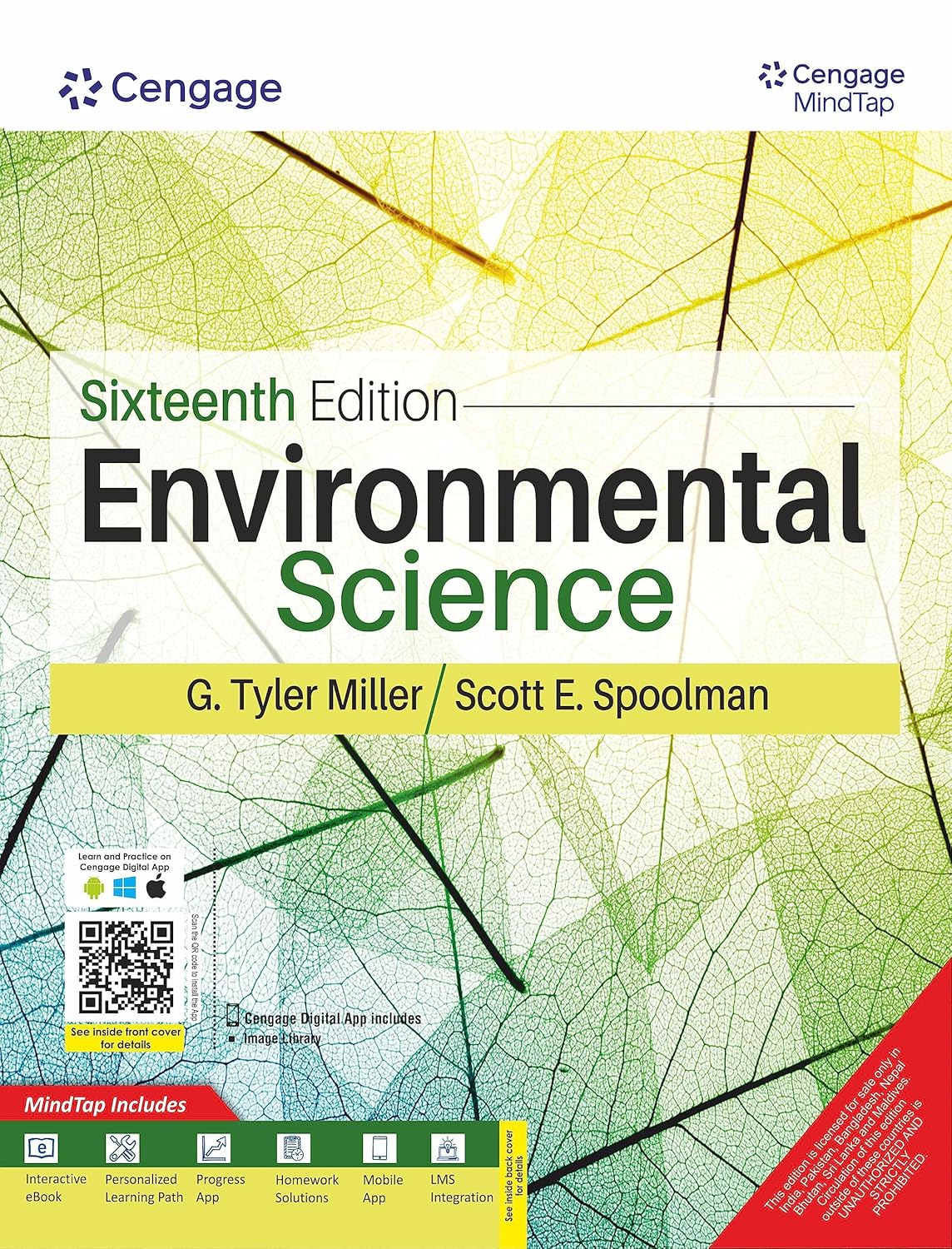 ENVIRONMENTAL SCIENCE WITH MINDTAP, 16E