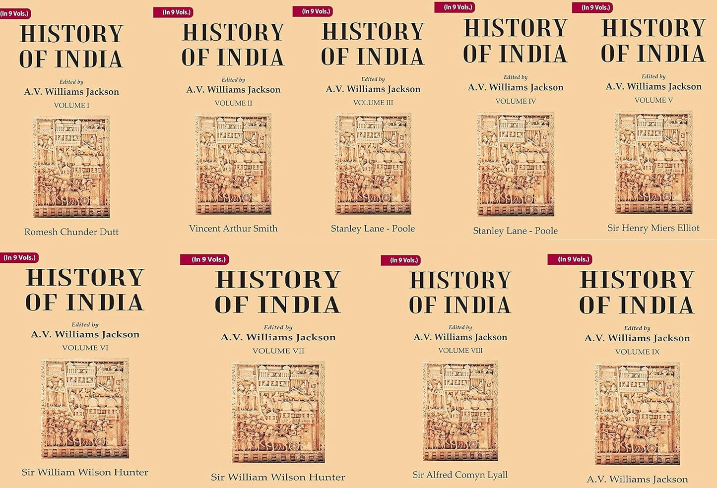 History of India  9 VOL SET - HARDCOVER