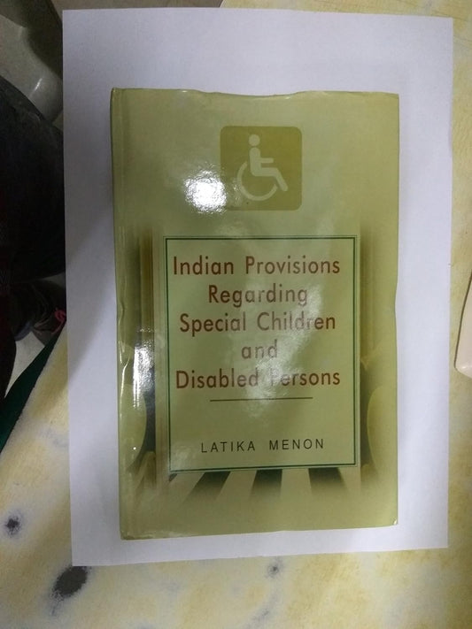 Indian Provisions Regarding Special Children and Disabled Persons