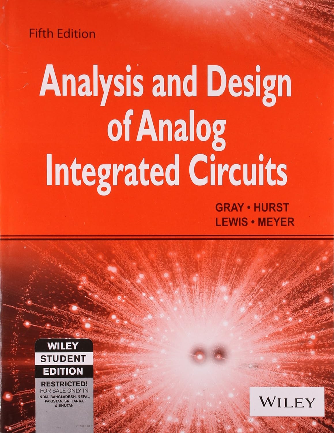 Analysis and Design of Analog Integrated Circuits, 5ed, ISV